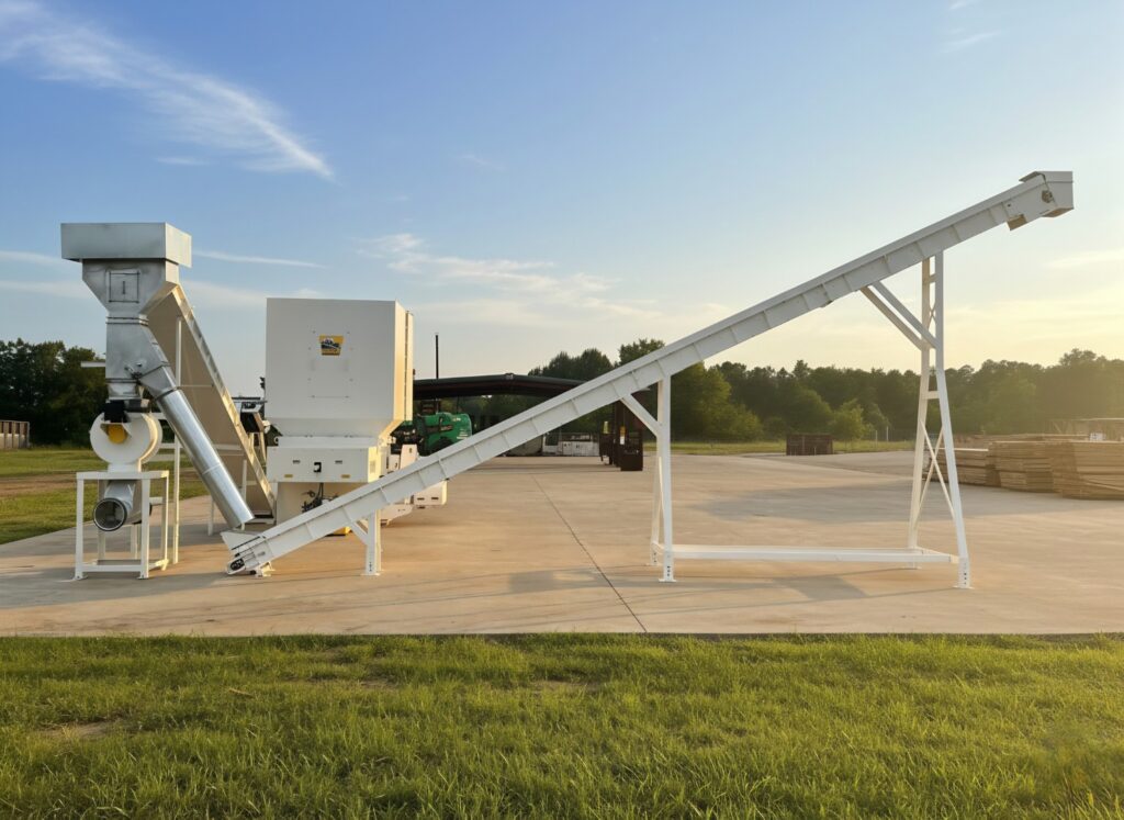 Wood trash avoidance Boulware system installed at depot.