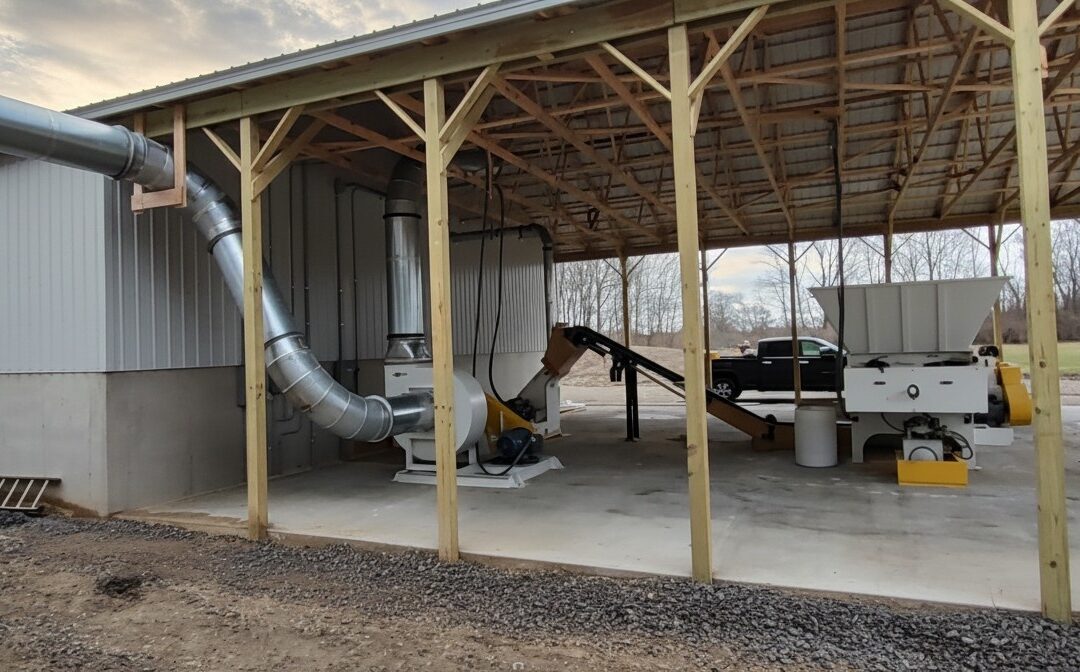 Wood Scrap Grinding and Dust Collection for Frankes Wood Products in Marysville Ohio