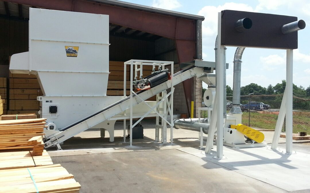 Pallet Grinding for Kontane Logistics Hickory NC