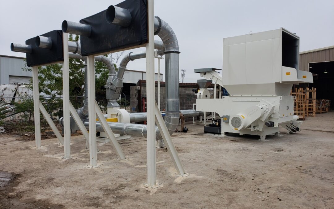 Pallet Scrap Grinding for Pal-Serv of Dallas Texas