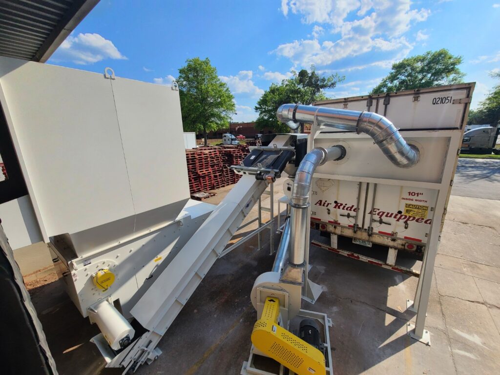 Pallet Services New York Cresswood wood scrap grinder installation