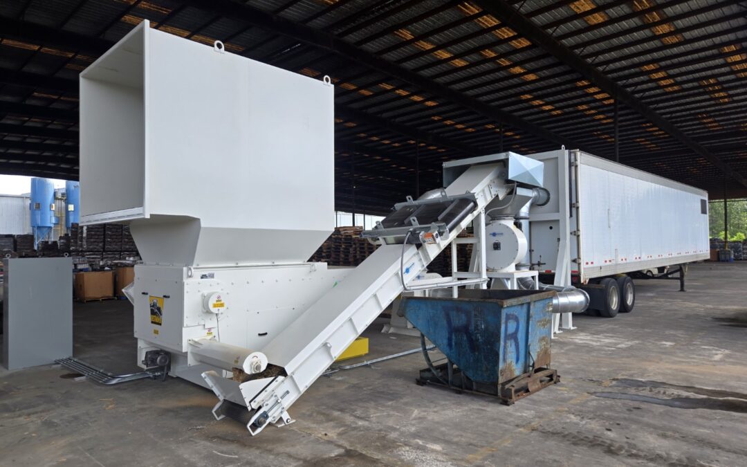 Grinder for Pallet Scraps for Synergy Solutions in Cordelle Georgia