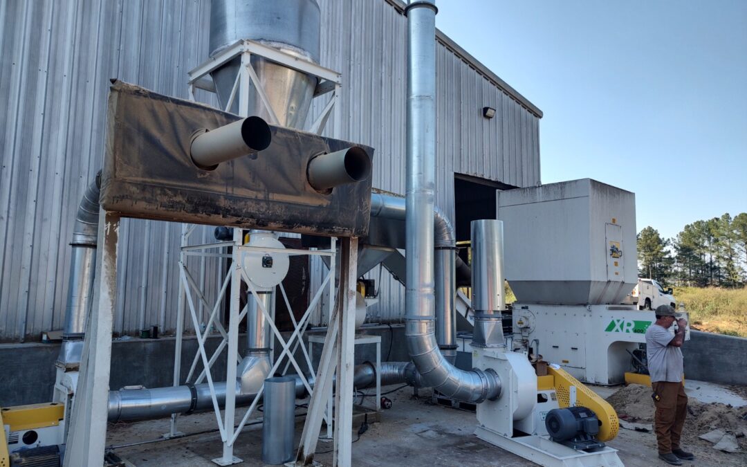 Pallet Scrap Grinding and Dust Collect VA Pallet & Wood Lawrenceville VA