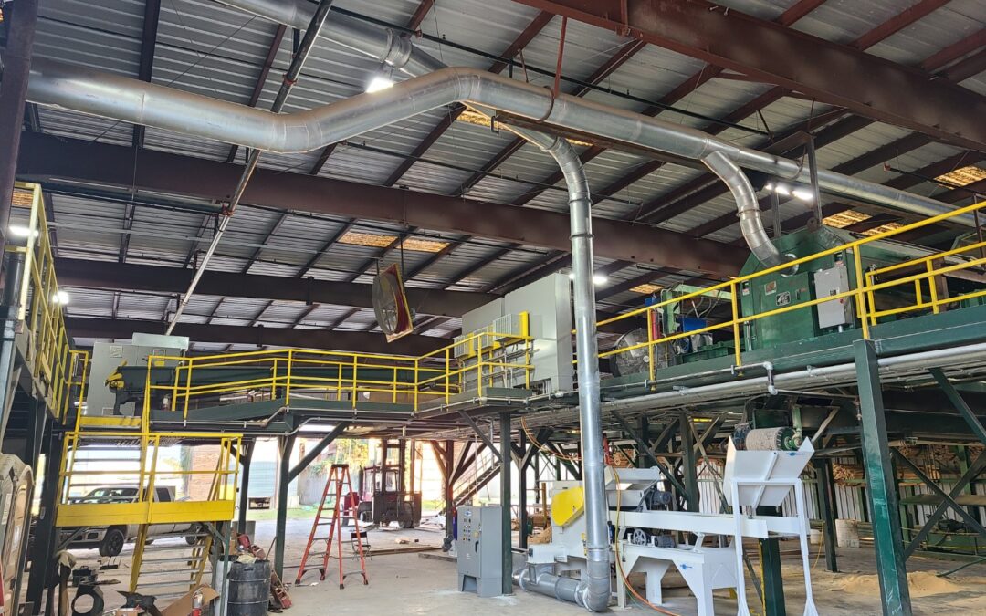 Turlington Lumber Minimizes Landfill Cost with Wood Scrap Grinder System in TurlinGTON, NC